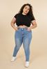 Picture of PLUS SIZE RHINE STONES SLIM JEANS